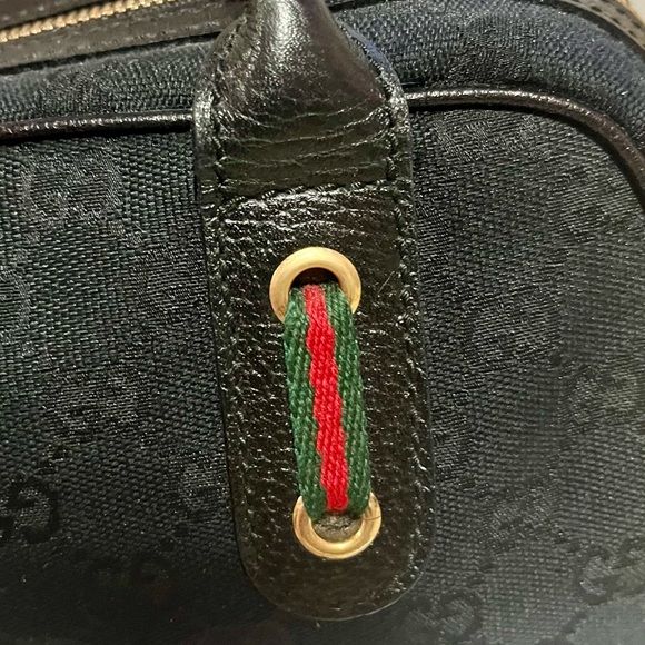 Vintage Gucci black canvas, excellent condition - Picture 5 of 14